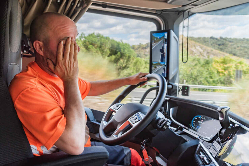 Truck Driver Fatigue Accident
